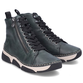 Botine de dama verzi confortabile Rieker 45920-54 verde 2