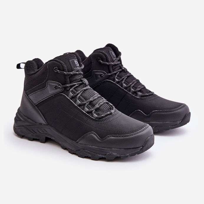 Pantofi de drumeție ușori izolați McBraun pentru bărbați, negri negru 1 Pantofi de drumeție ușori izolați McBraun pentru bărbați, negri negru 1