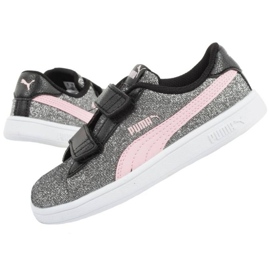 Pantofi Puma Smash v2 367380 30 gri 1