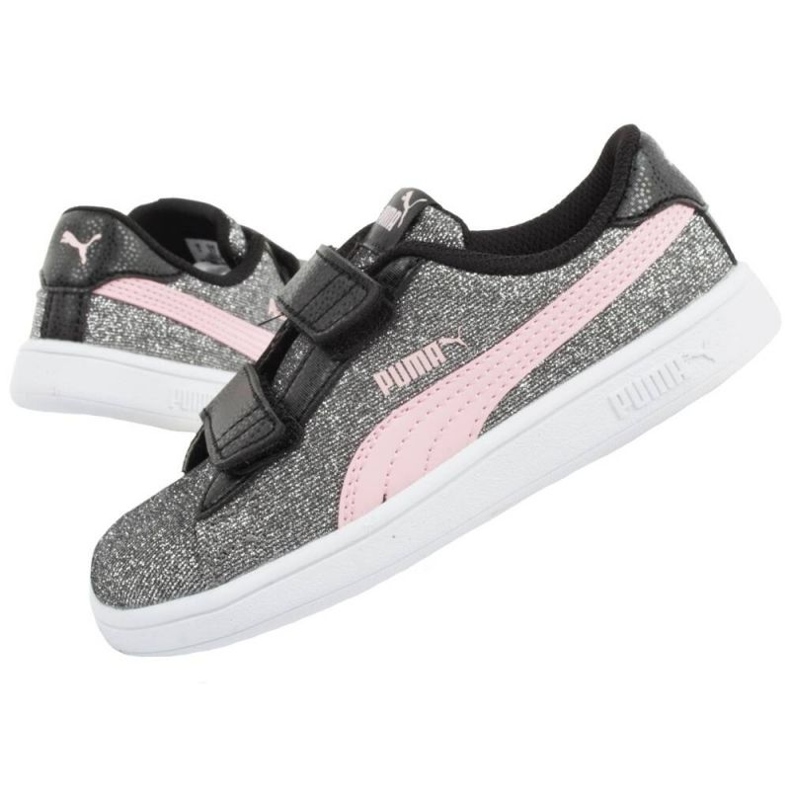 Pantofi Puma Smash v2 367380 30 gri 1