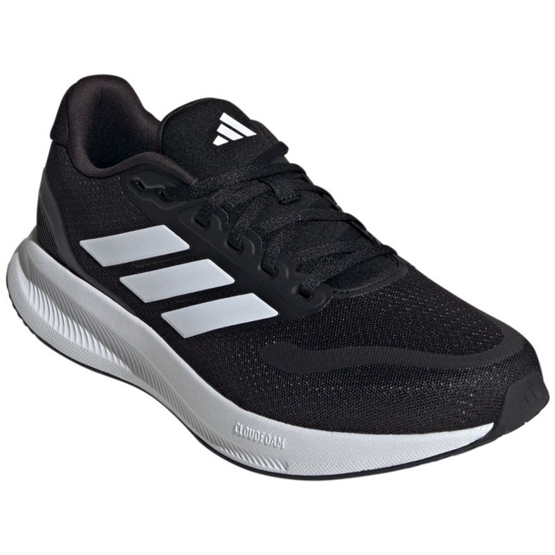 Pantofi de alergare Adidas Runfalcon 5 Wide Running IE0552 negru 1