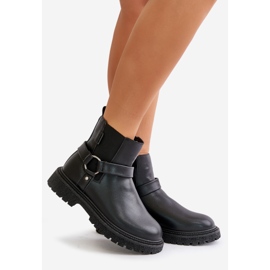 Cizme Chelsea Izolatoare Cu Fermoar Big Star OO274A128 Negru 1