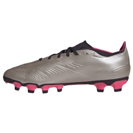 Pantofi de fotbal Adidas Predator League Mg IF6383 argint 1