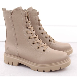 Piele izolate de damă pentru lucrători bej Remonte D1W76-20 2