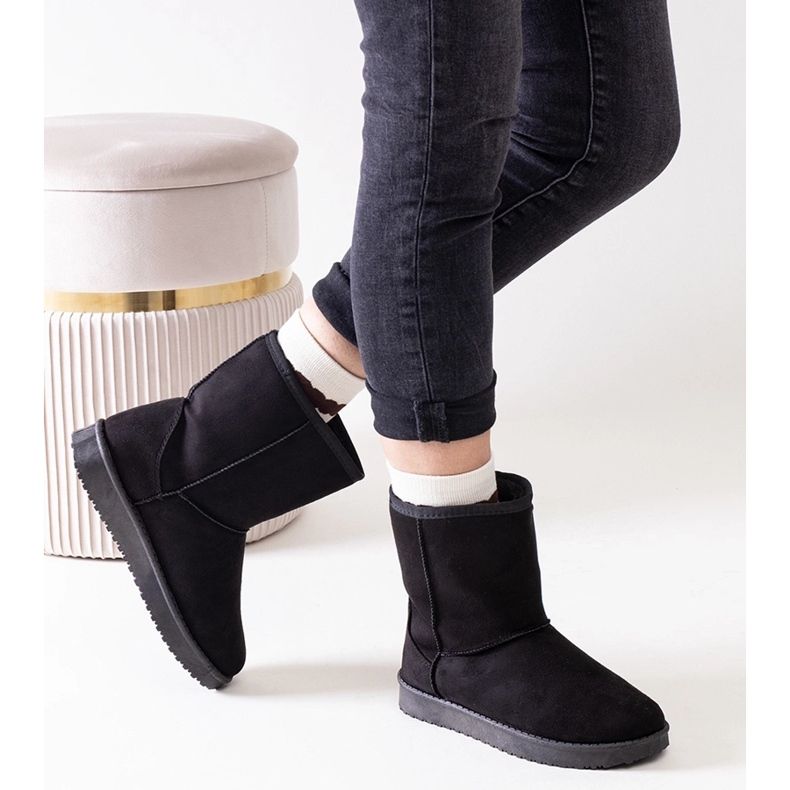 Cizme de zăpadă clasice Libero izolate negre negru 2