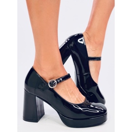Pompe platforme Sorel Black negru 2