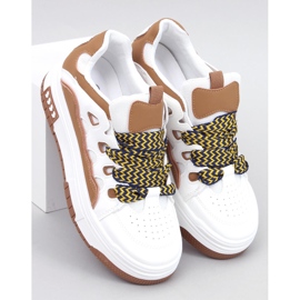 Adidasi de dama Allman Camel alb 1