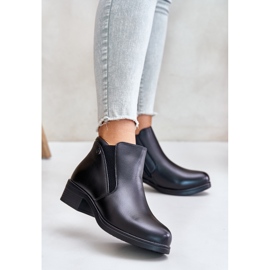 Cizme joase cu blană, Vinceza 85150 Negru 2