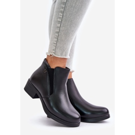 Cizme joase cu blană, Vinceza 85150 Negru 1