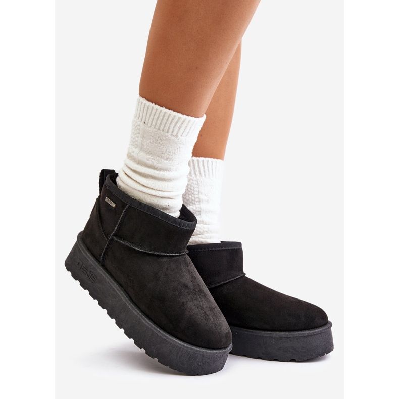 Cizme de zăpadă cu platformă joasă Big Star OO274A099 Negru 1