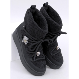 Cizme de zapada Remati Black cu shearling negru 1 Cizme de zapada Remati Black cu shearling negru 1