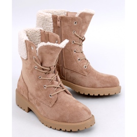 Botine Barkoi Camel cu siret maro 1