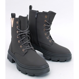 Botine militare cu șireturi Clend Khaki verde 1