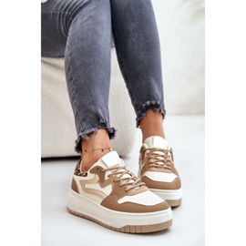 Pantofi de damă leopard leopard Bej Henizore 9