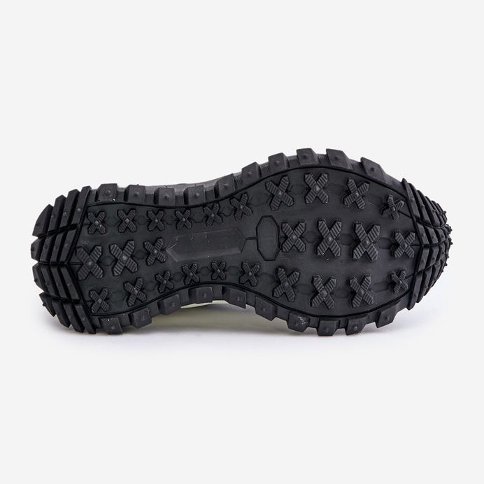 Pantofi de damă din piele pe platforma Big Star OO274A220 Sistem HI-POLY alb și negru 1