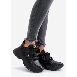 Pantofi de damă din piele negri CheBello 4583 negru 1