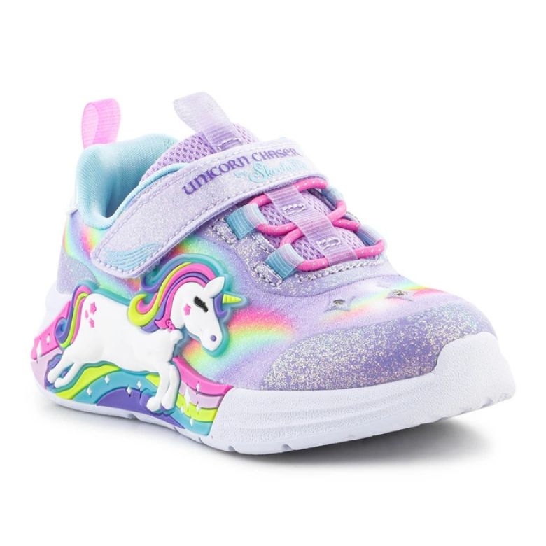 Pantofi Unicorn Chaser pentru fete Skechers S-Lights 302298N-LVMT violet 1