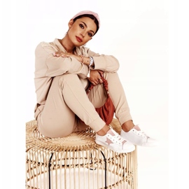 Big Star Adidași pentru femei cu o stea mare stele DD274691 Alb și roz 4