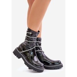 Botine Brevete Cu Decorat Negru Kikizelle 1 Botine Brevete Cu Decorat Negru Kikizelle 1
