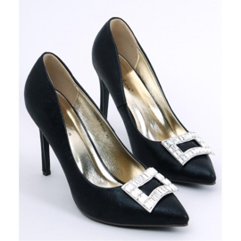 Tocuri de dama cu decor de Deborah Black - Inello negru 1