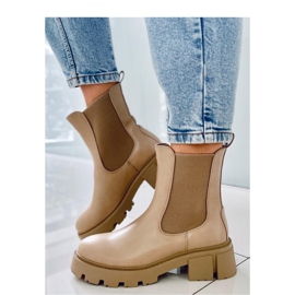 Cizme chelsea înalte Rumer Khaki - Inello bej 2 Cizme chelsea înalte Rumer Khaki - Inello bej 2
