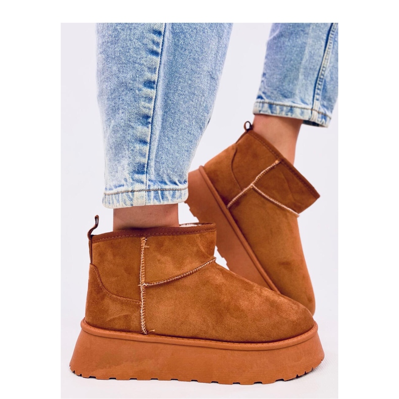 Rodmans Camel - Pantofi cu platforma scurta Inello maro 2