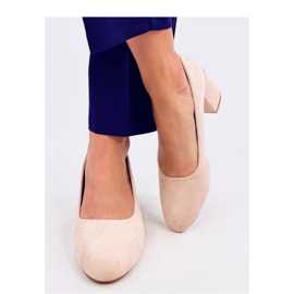 Pompe confortabile cu toc Fredette Beige - Inello bej 1