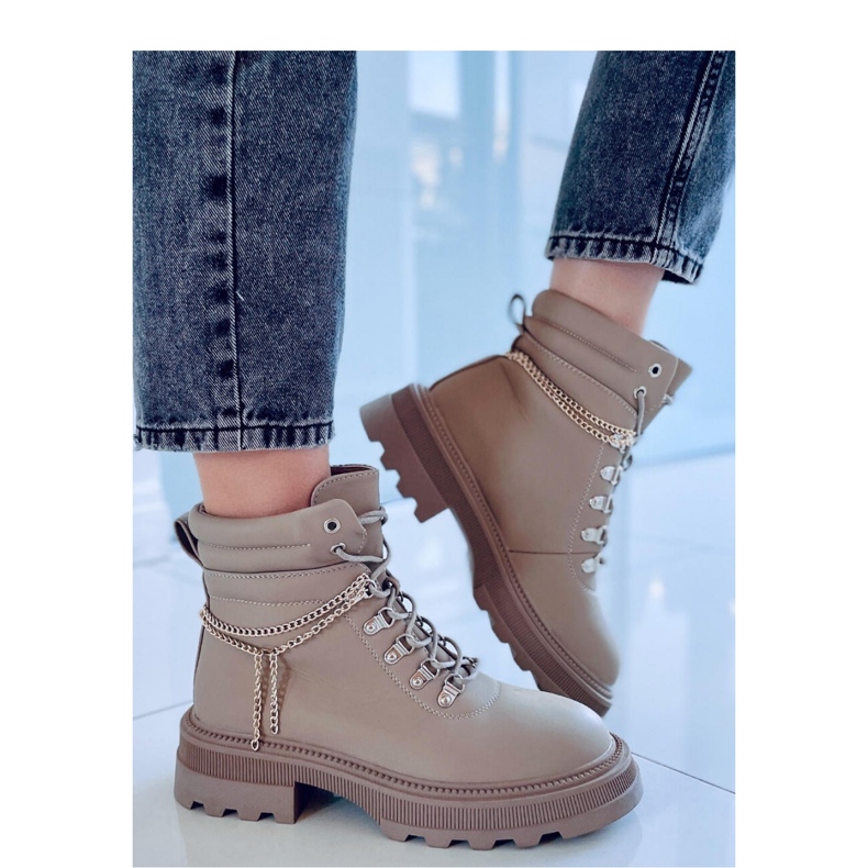 Botine Hudson Abricot - Inello bej 2