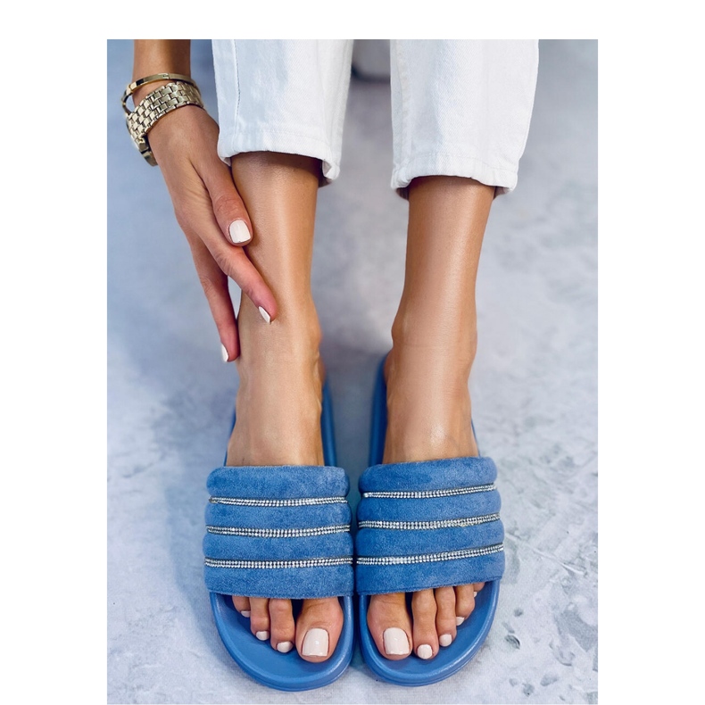 Tobogane cu stras Lynne Blue albastru 1