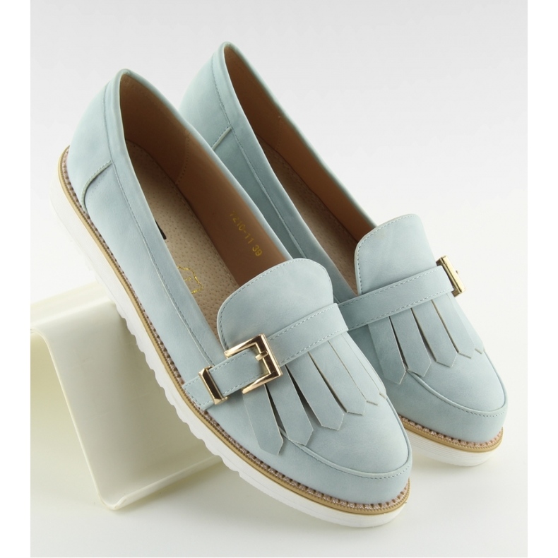 Mocasini albastri dama albastru 1