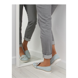 Mocasini albastri dama albastru 3