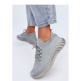 Pantofi sport cu șosete gri 2