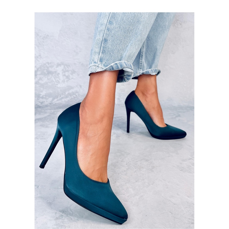 Pompe stiletto verzi verde 1 Pompe stiletto verzi verde 1