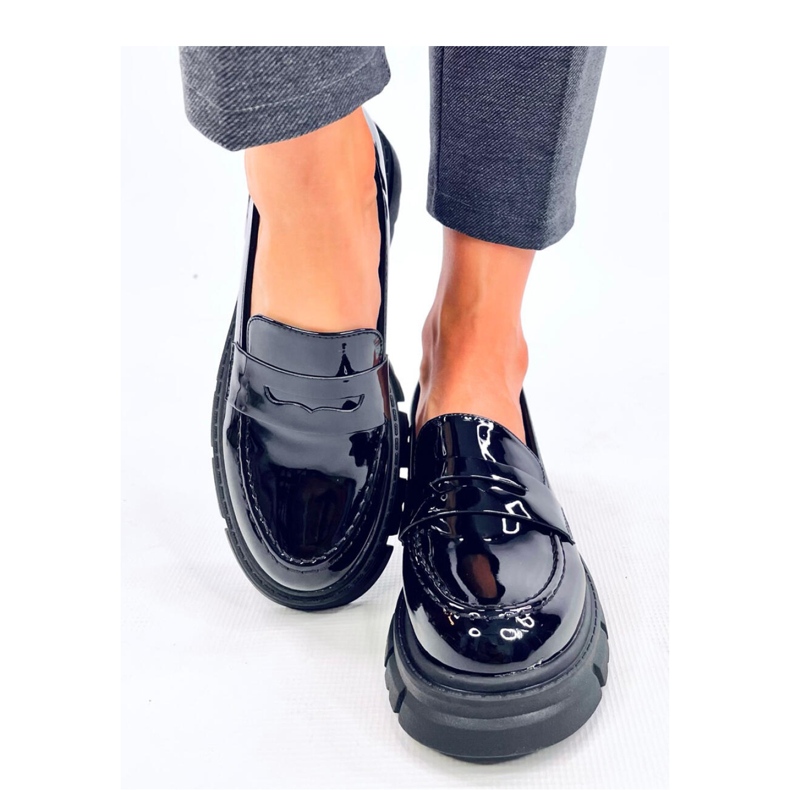 Gladieu Mocasini negri lavete - Inello negru 2