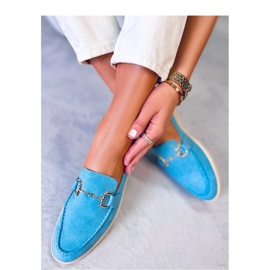 Mocasini de dama albastri albastru 1