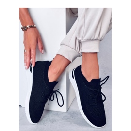 Pantofi sport cu șosete negre negru 2