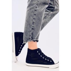 Adidași înalți negri negru 1