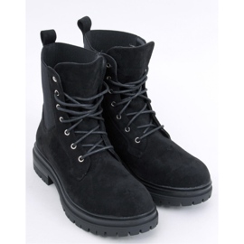 Botine vecna negru worker cu siret - Inello 1