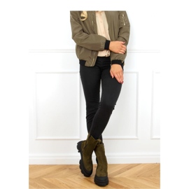 Cizme Chelsea înalte verzi verde 1 Cizme Chelsea înalte verzi verde 1