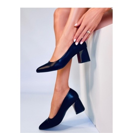 Pompe negre cu toc înalt negru 2 Pompe negre cu toc înalt negru 2