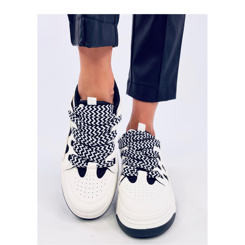 Adidasi Allman Black dama - Inello alb 2