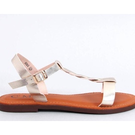 Sandale dama Pourta Gold - Inello galben 1