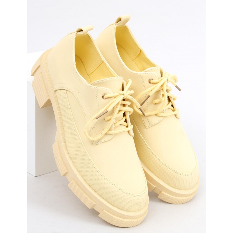 Mocasini galbeni cu talpă înaltă Unna - Inello 1