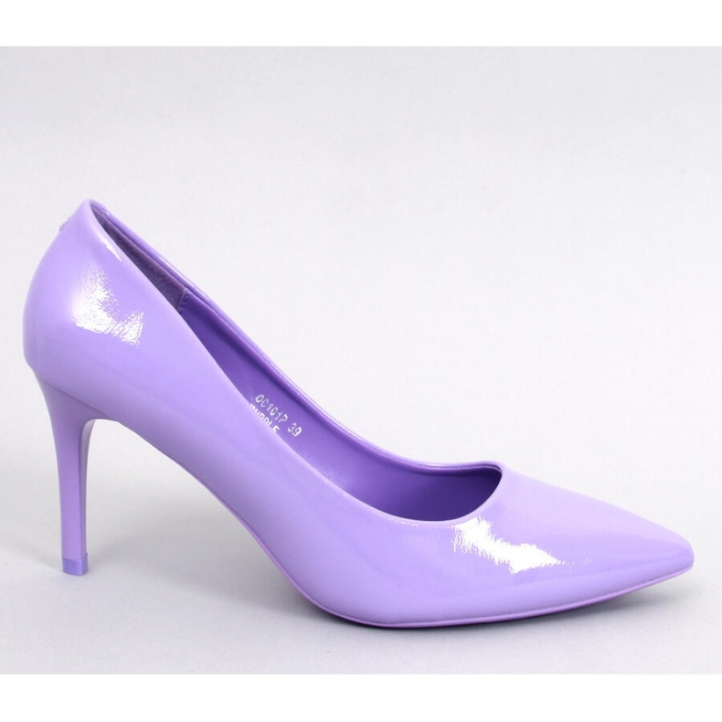 Pompe stiletto lacuite Charlotte Purple - Inello violet 1