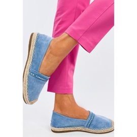 Espadrile de dama albastre albastru 3