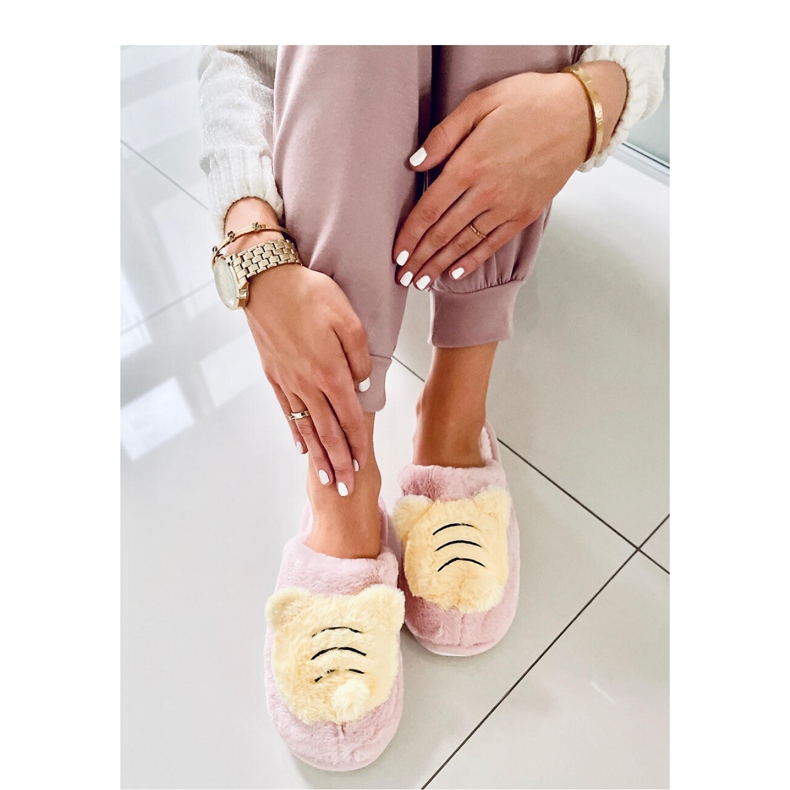 Papuci dama Pearl Pink - Inello roz 2 Papuci dama Pearl Pink - Inello roz 2