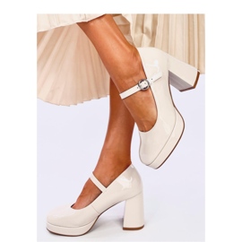 Pompe platforme Sorel Beige - Inello bej 1