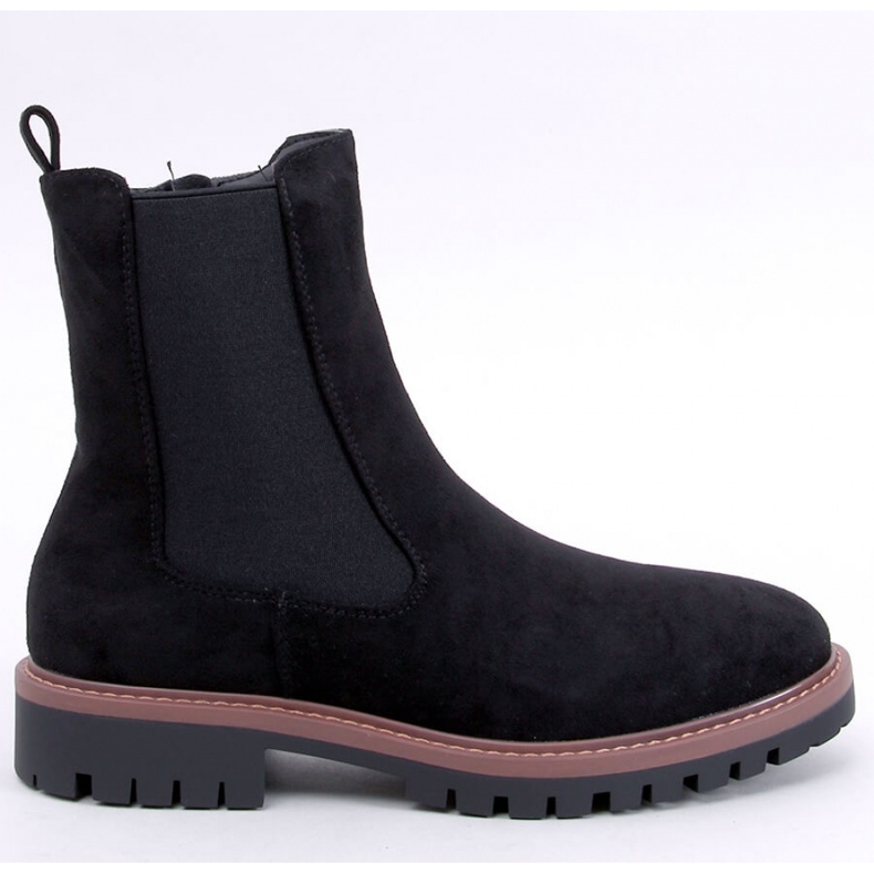 Fuqua Ghete Chelsea din piele intoarsa neagra - Inello negru 1 Fuqua Ghete Chelsea din piele intoarsa neagra - Inello negru 1