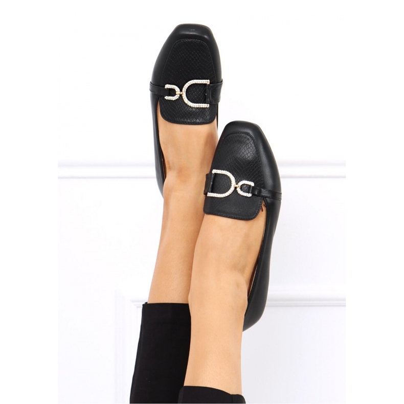 Mocasini dama Serena Black - Inello negru 1