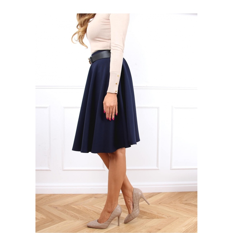 Tocuri înalte matlasate de damă bej închis LE082P kaki - Inello 1